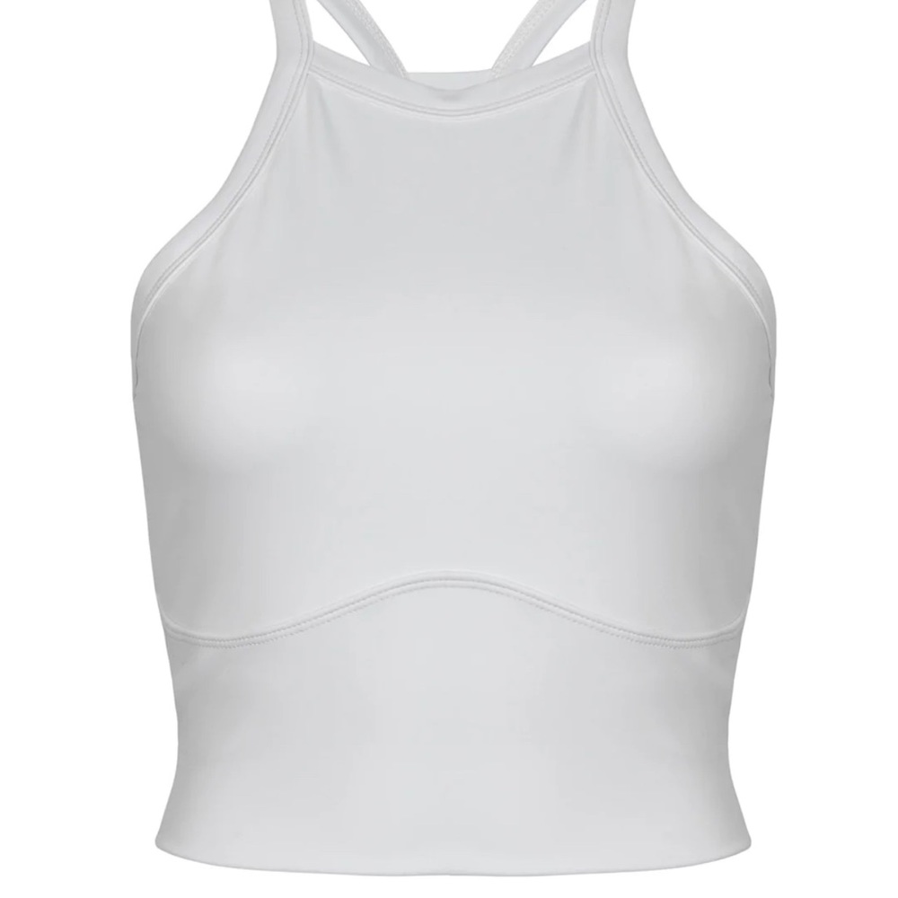 PORT DE BRAS Hanna crop top off white